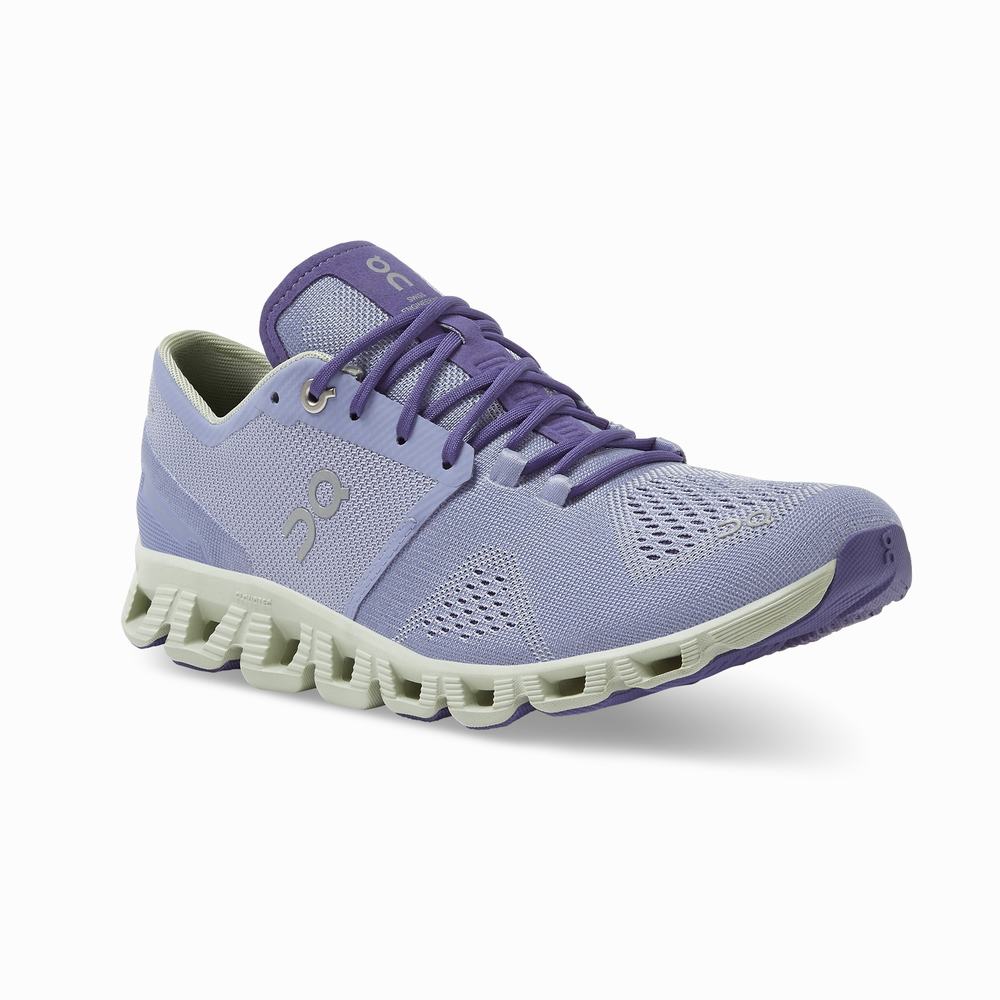 Women's On Cloud X Training Shoes Lavender | USA-5401896