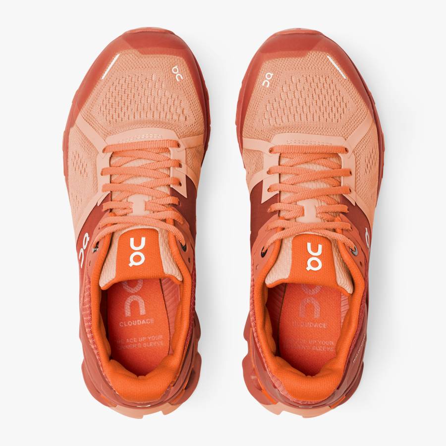 Women's On Cloudace 1 Road Running Shoes Orange | USA-3791526