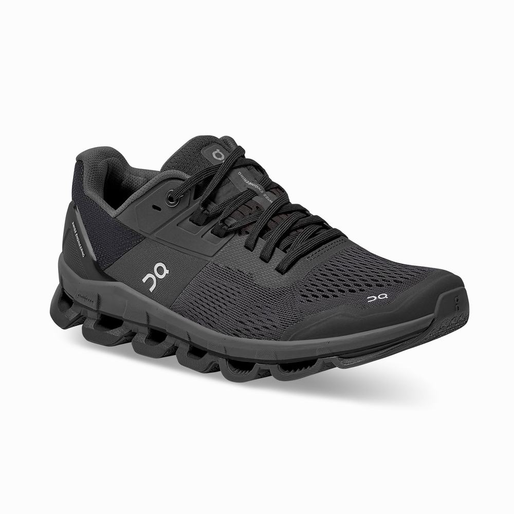 Women's On Cloudace Road Running Shoes Black | USA-7061358