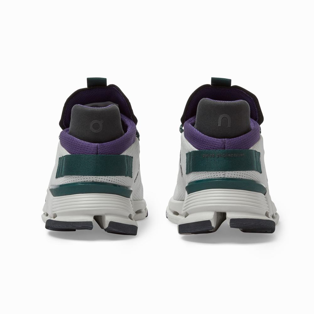 Women's On Cloudnova Sneakers White / Purple | USA-6759248