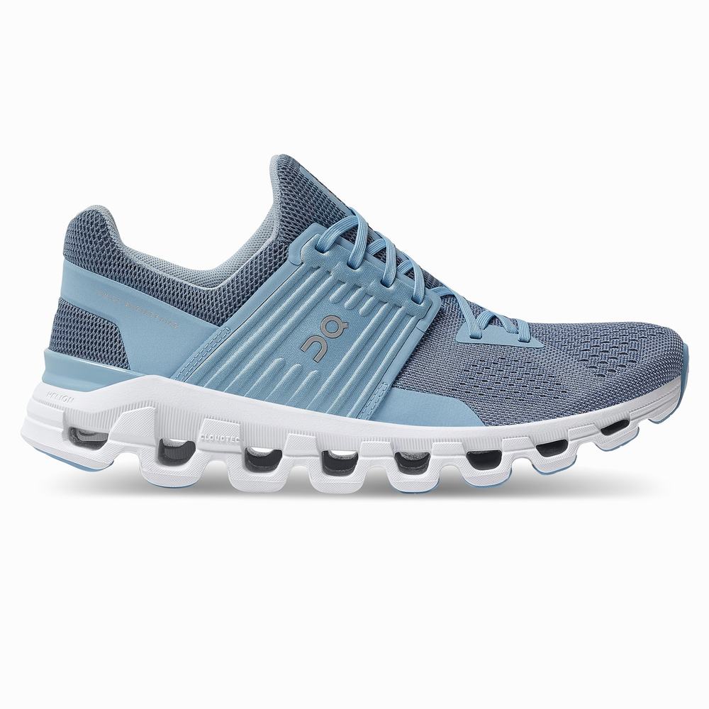 Women\'s On Cloudswift Road Running Shoes Light Blue | USA-6815492