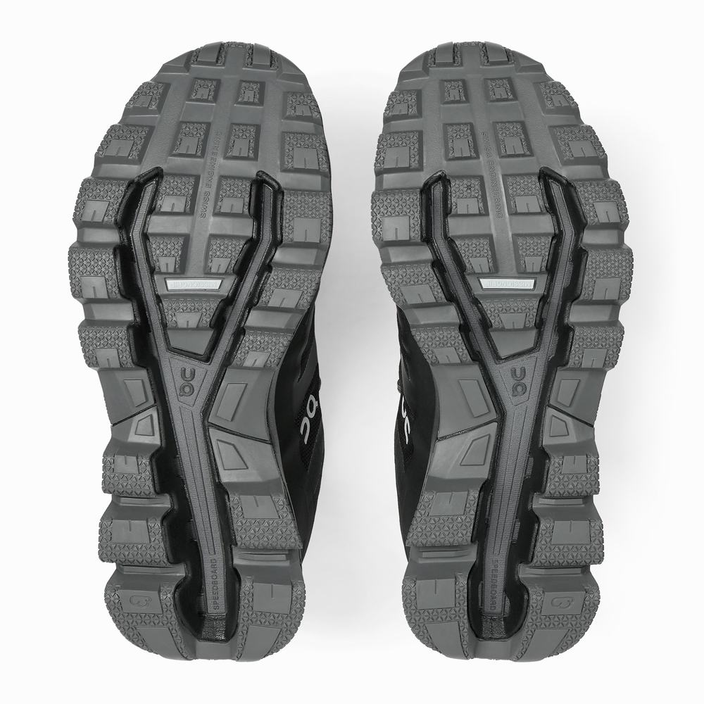 Women's On Cloudventure Trail Running Shoes Black | USA-0247635