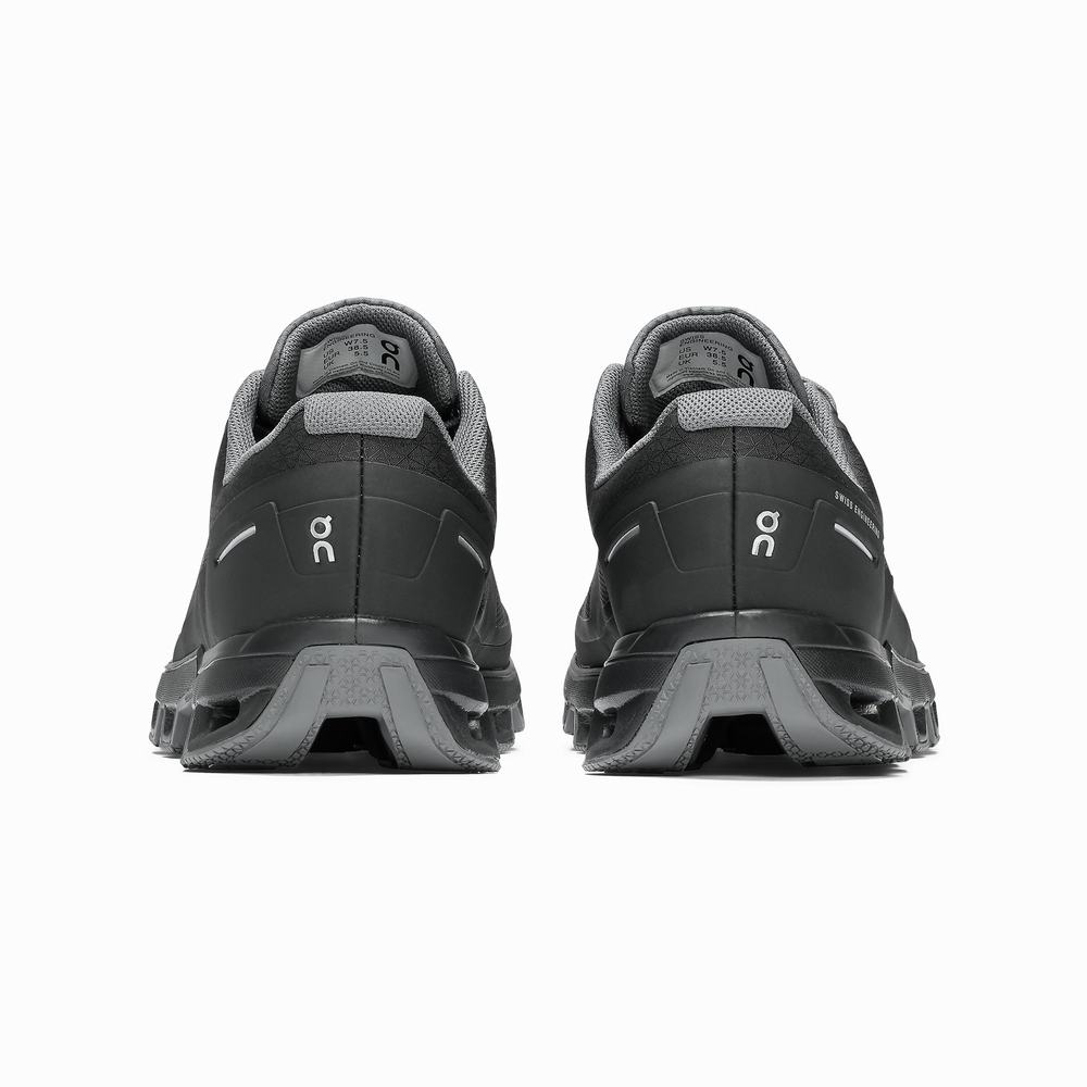 Women's On Cloudventure Trail Running Shoes Black | USA-0247635