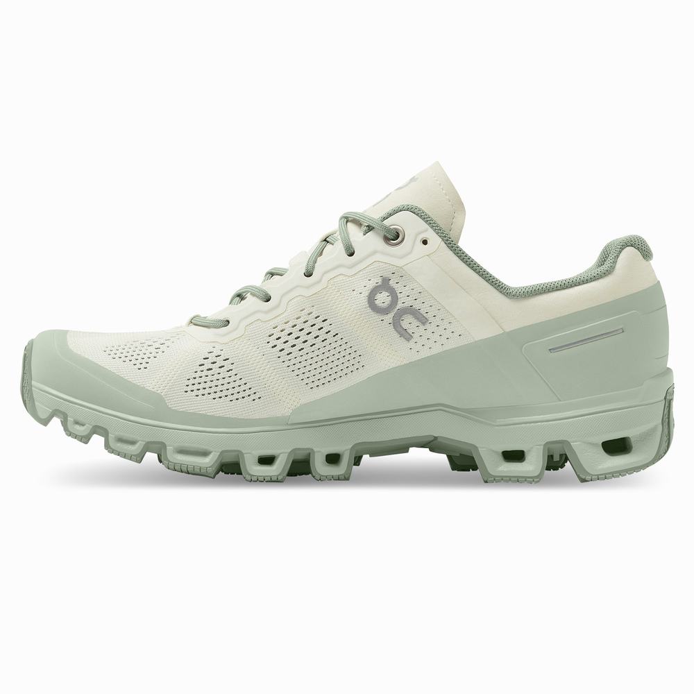 Women's On Cloudventure Trail Running Shoes White | USA-3078962