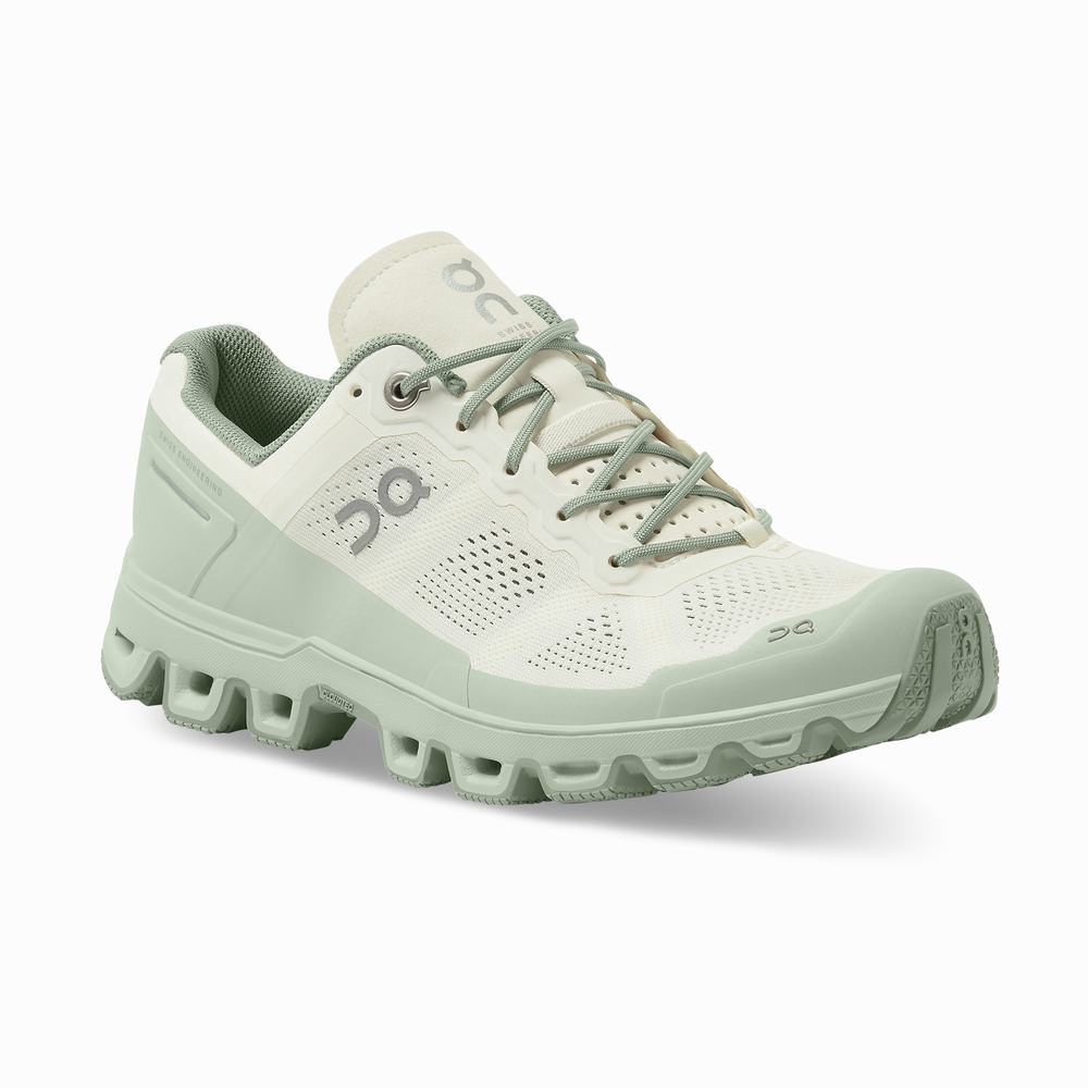 Women's On Cloudventure Trail Running Shoes White | USA-3078962