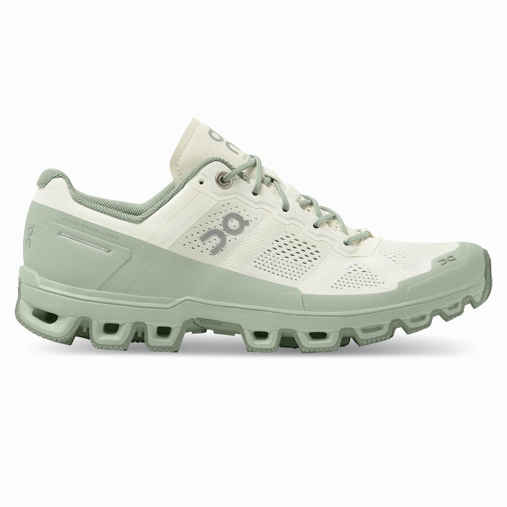 Women\'s On Cloudventure Trail Running Shoes White | USA-3078962