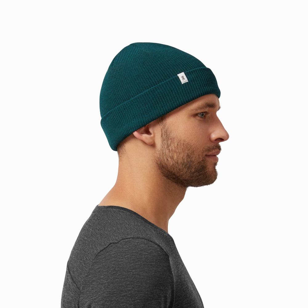 Women's On Merino Beanie Green | USA-6802973