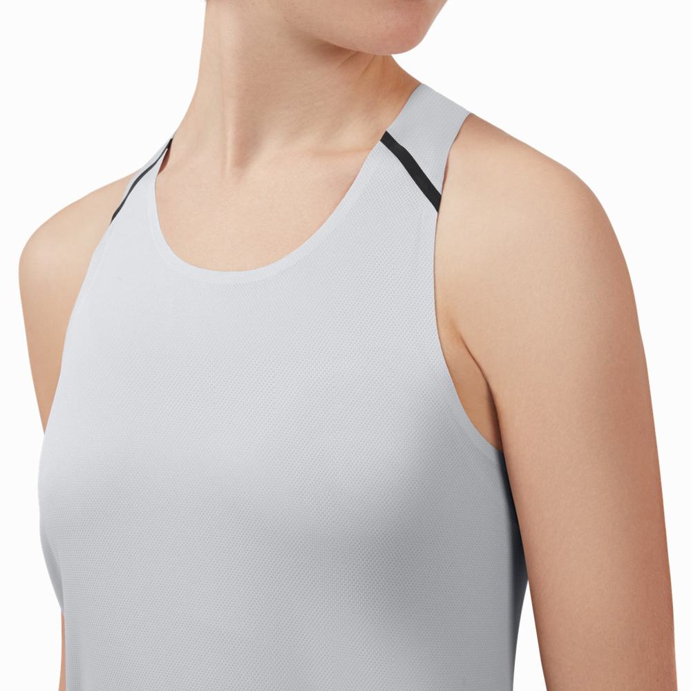 Women's On Performance Tanks Beige / Black | USA-7253048