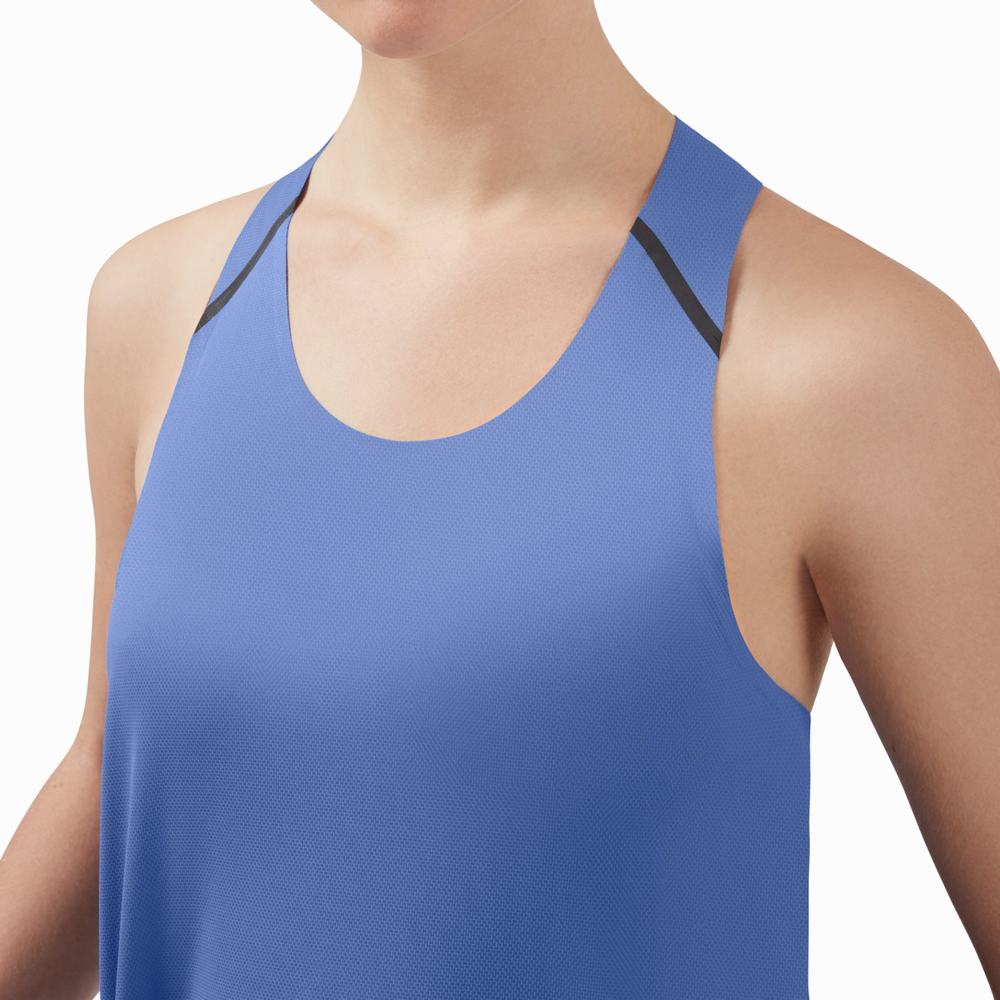 Women's On Performance Tanks Blue / Black | USA-9103675