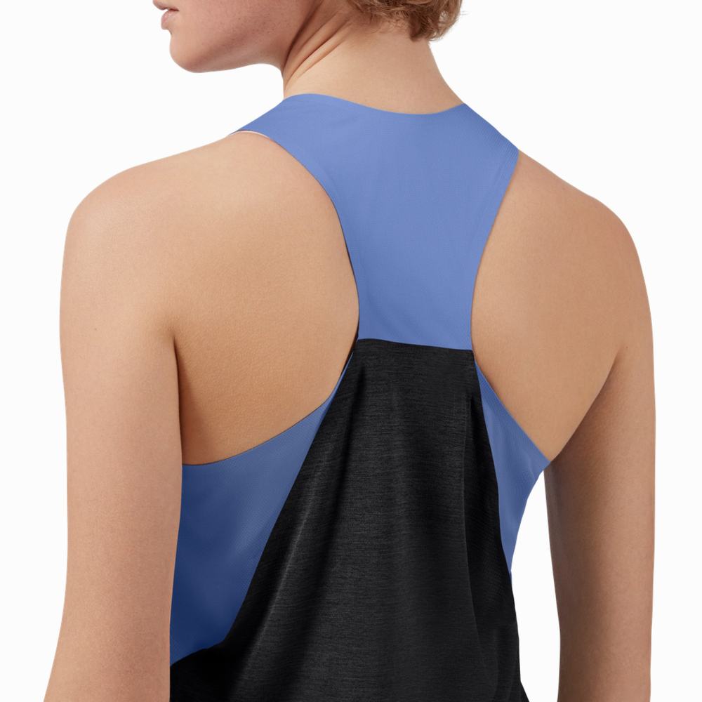 Women's On Performance Tanks Blue / Black | USA-9103675