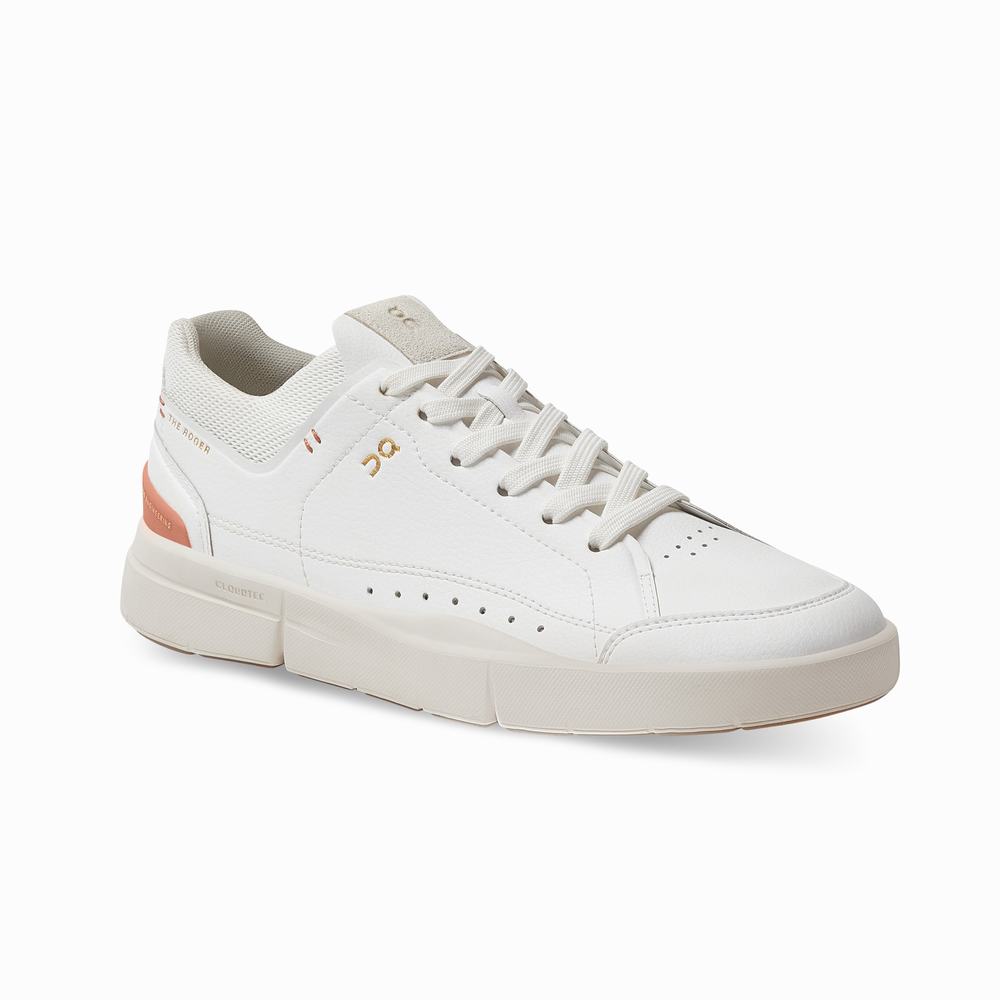 Women's On THE ROGER Centre Court Tennis Shoes White | USA-0972345