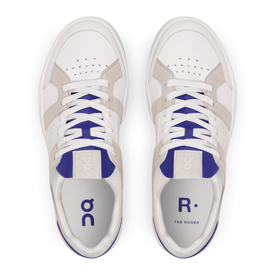 Women's On THE ROGER Clubhouse Sneakers White | USA-0261894