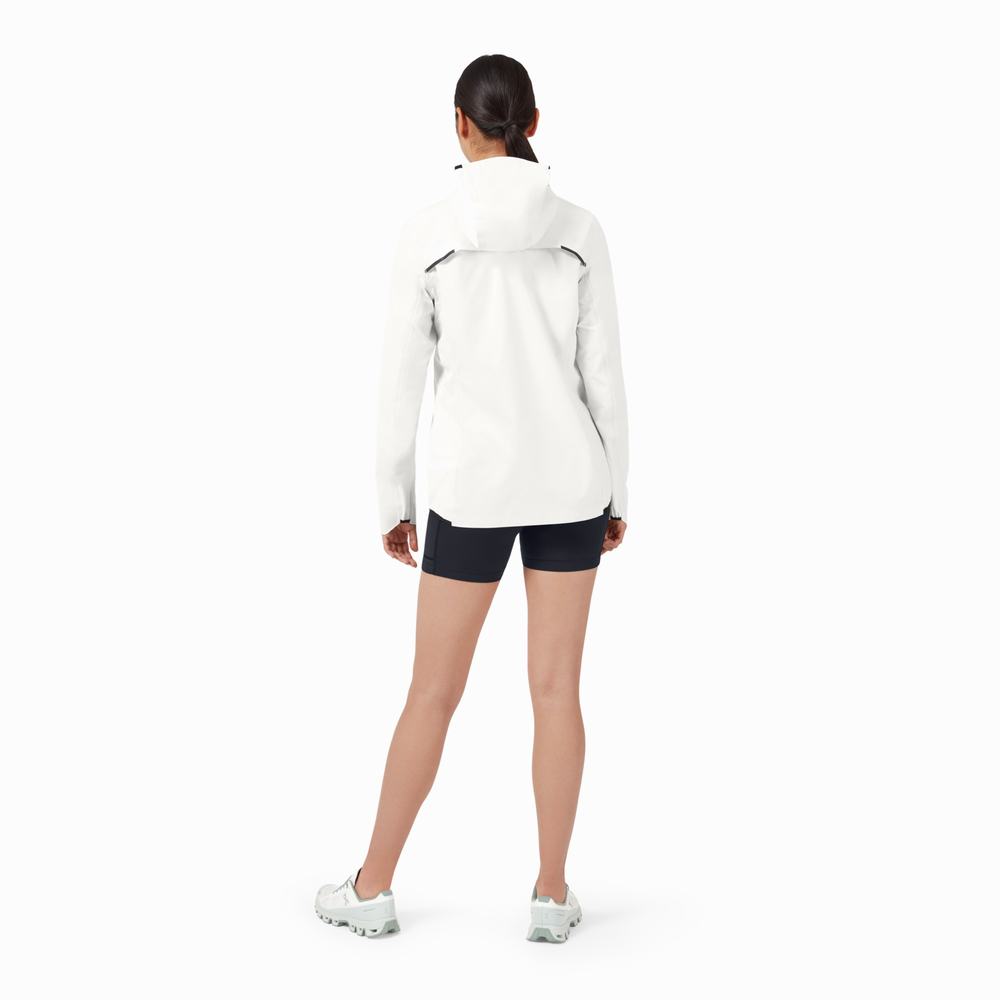 Women's On Waterproof Jackets White | USA-2730865