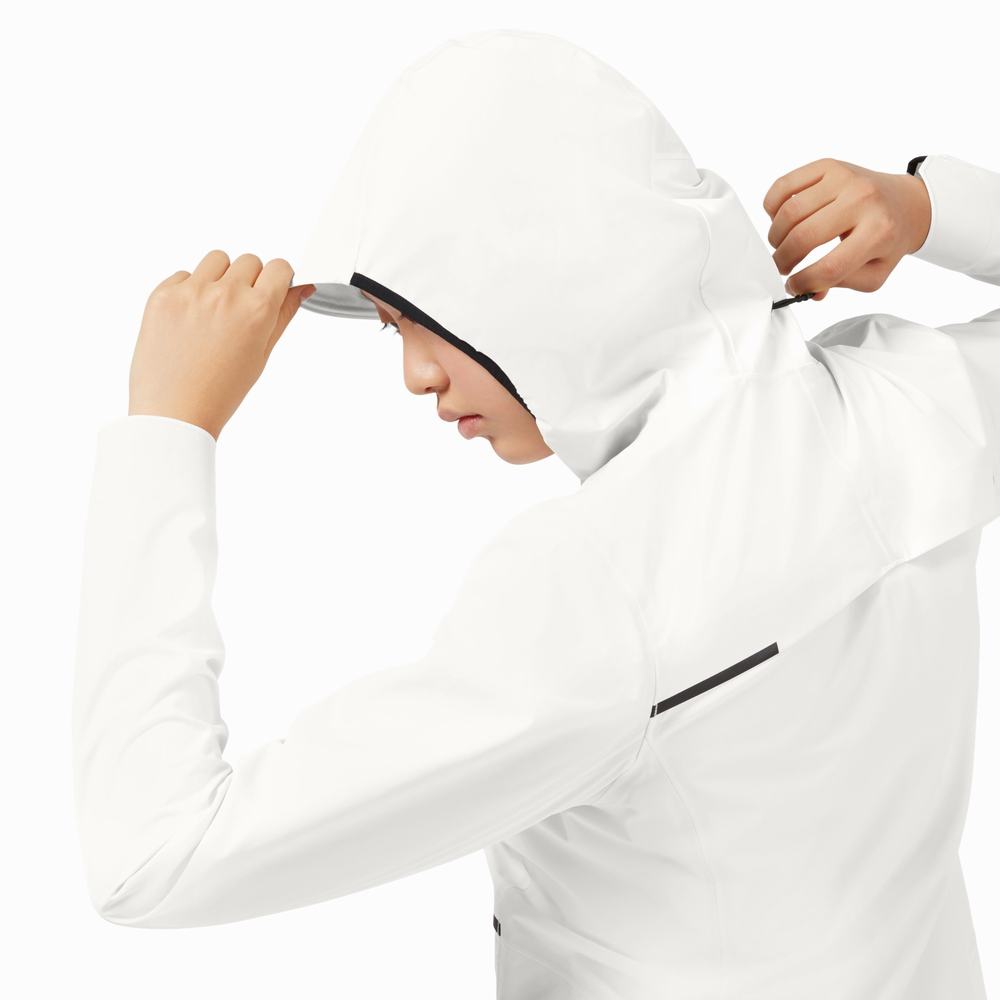 Women's On Waterproof Jackets White | USA-2730865