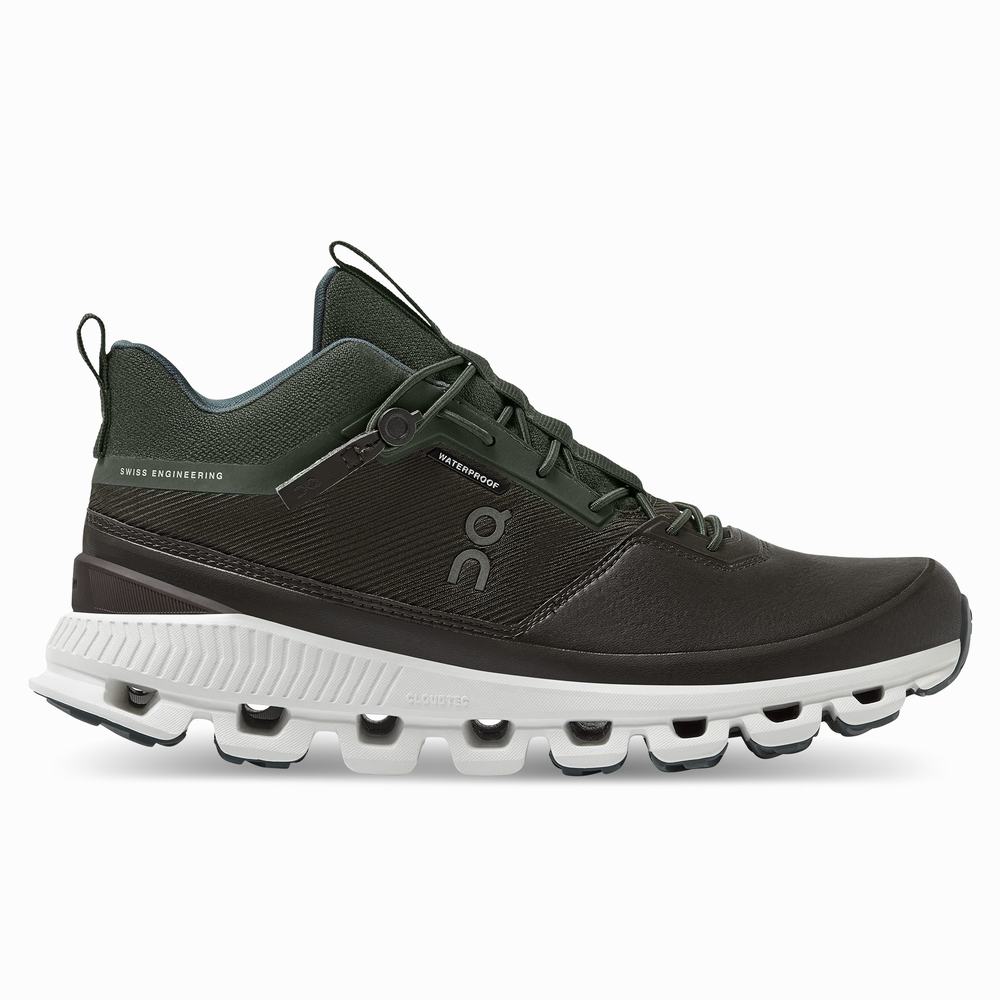 Men's On Cloud Hi Sneakers Black | USA-2386479