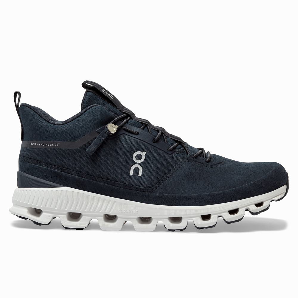 Men's On Cloud Hi Sneakers Navy | USA-2780654