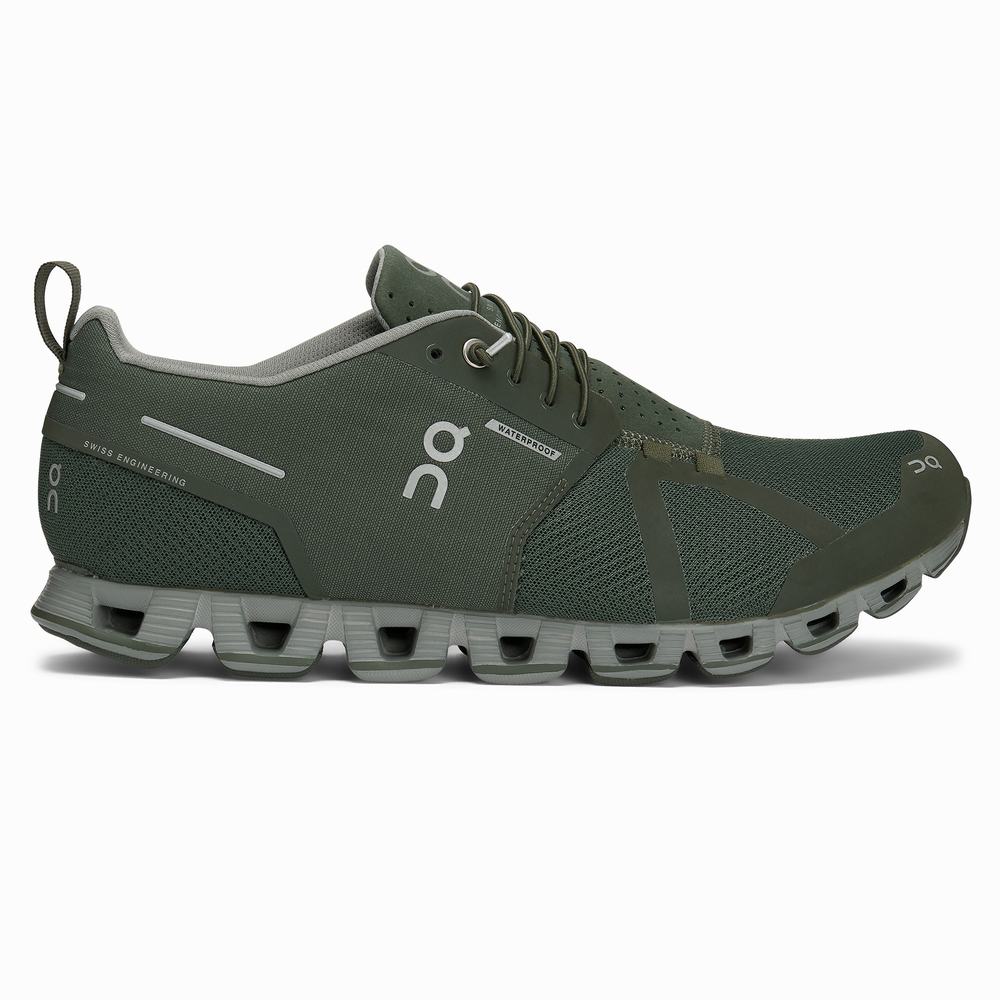 Men's On Cloud Running Shoes Olive | USA-5740281