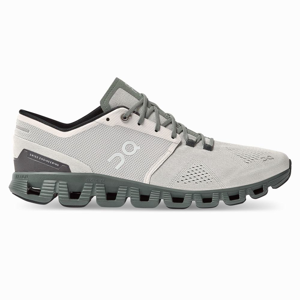 Men's On Cloud X Training Shoes Khaki / Olive | USA-1483769