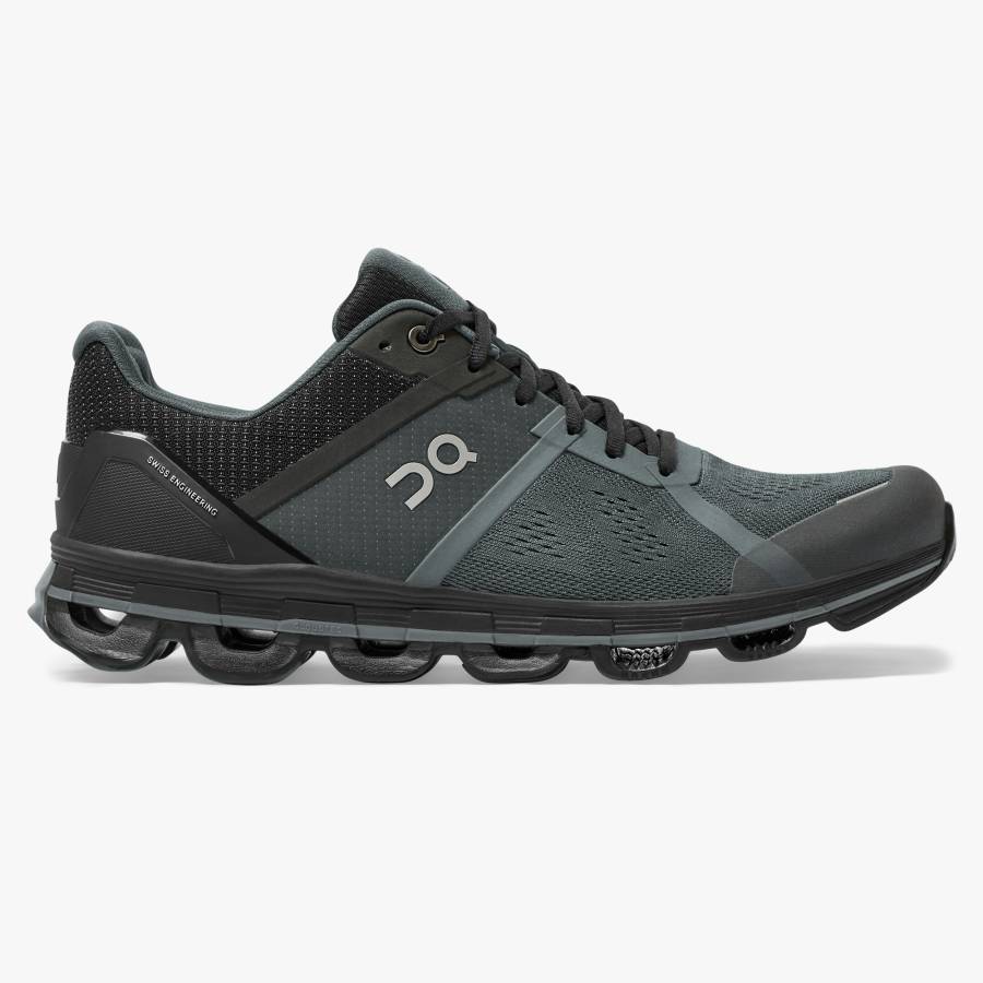 Men's On Cloudace 1 Road Running Shoes Deep Grey | USA-0586437