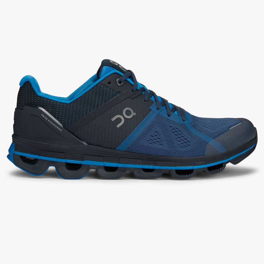 Men's On Cloudace 1 Road Running Shoes Navy | USA-6539702