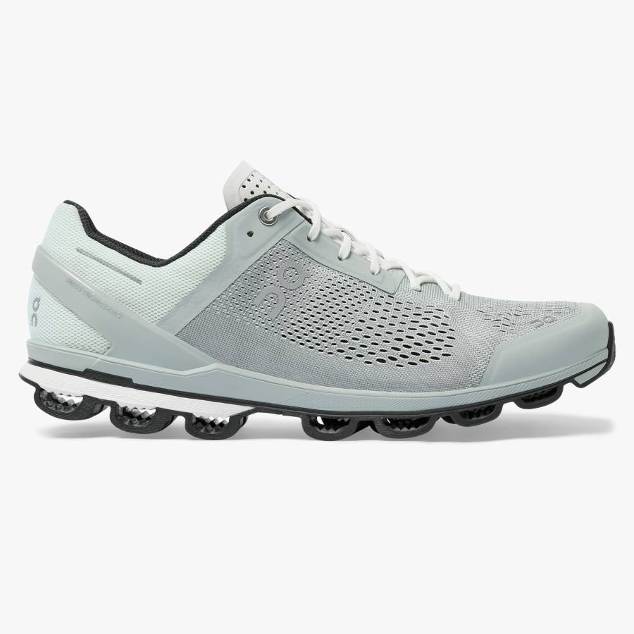 Men's On Cloudsurfer 5 Road Running Shoes White / Black | USA-1384920