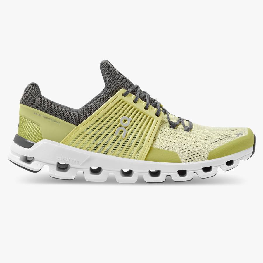 Men's On Cloudswift 1 Road Running Shoes Lemon | USA-3208567