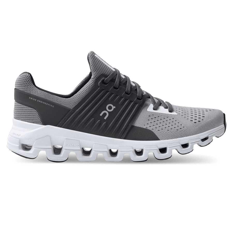 Men's On Cloudswift 2 Road Running Shoes Grey / Black | USA-4087135