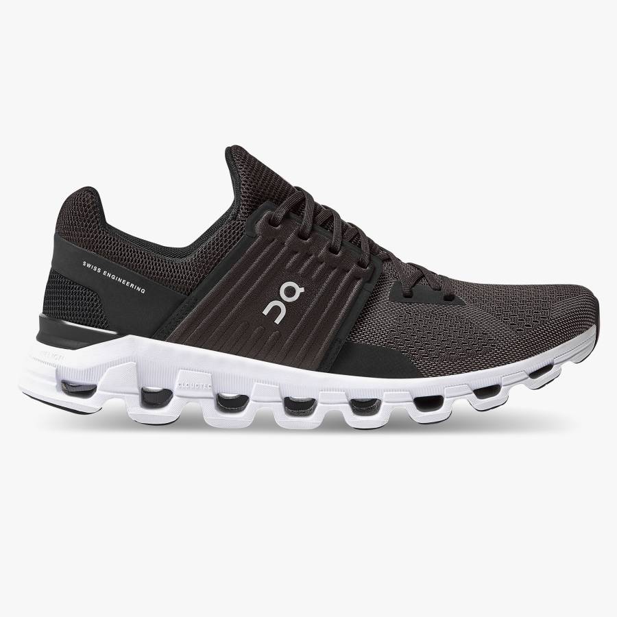 Men's On Cloudswift 2 Road Running Shoes Black | USA-4251867