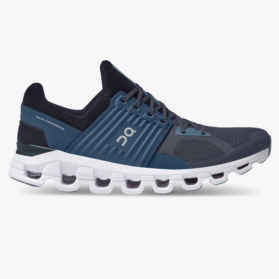 Men's On Cloudswift 2 Road Running Shoes Dark Blue | USA-8304296