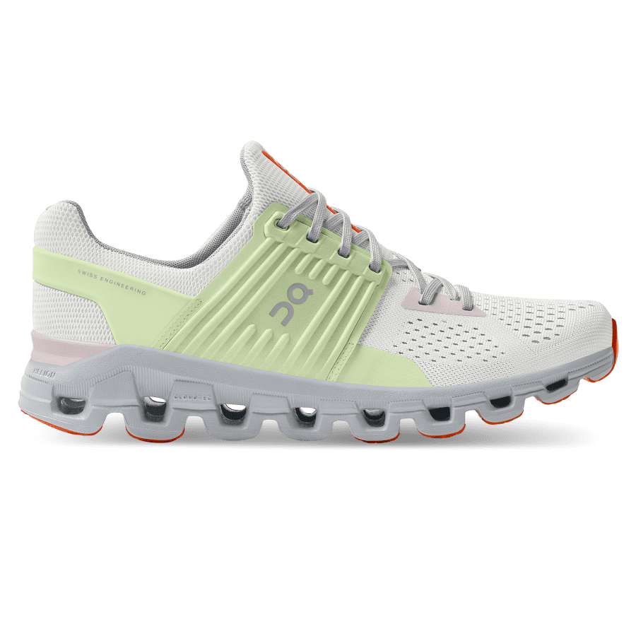 Men's On Cloudswift 2 Road Running Shoes White / Green | USA-9128065