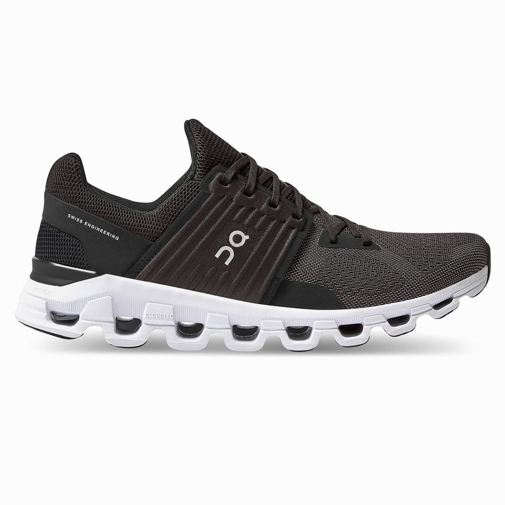 Men's On Cloudswift Road Running Shoes Black | USA-3014682