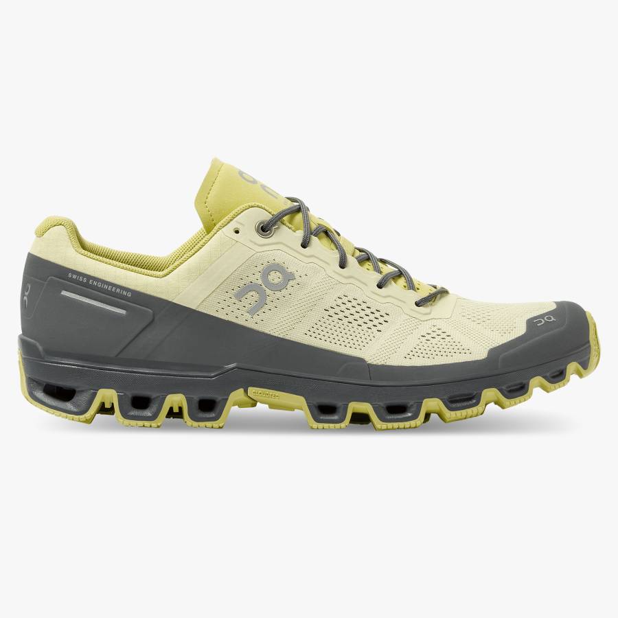 Men's On Cloudventure 2 Trail Running Shoes Yellow | USA-8475309