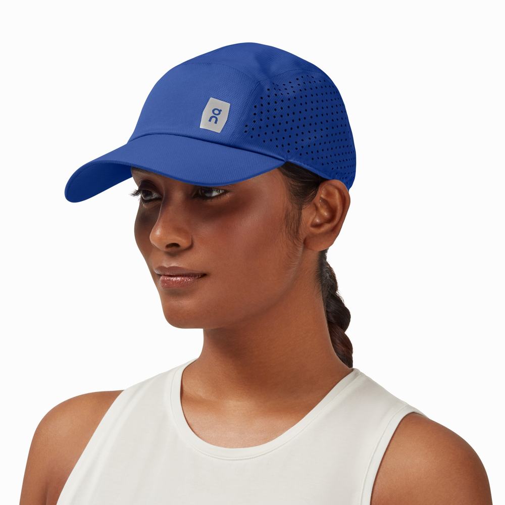 Men's On Lightweight Hats Blue | USA-8739640