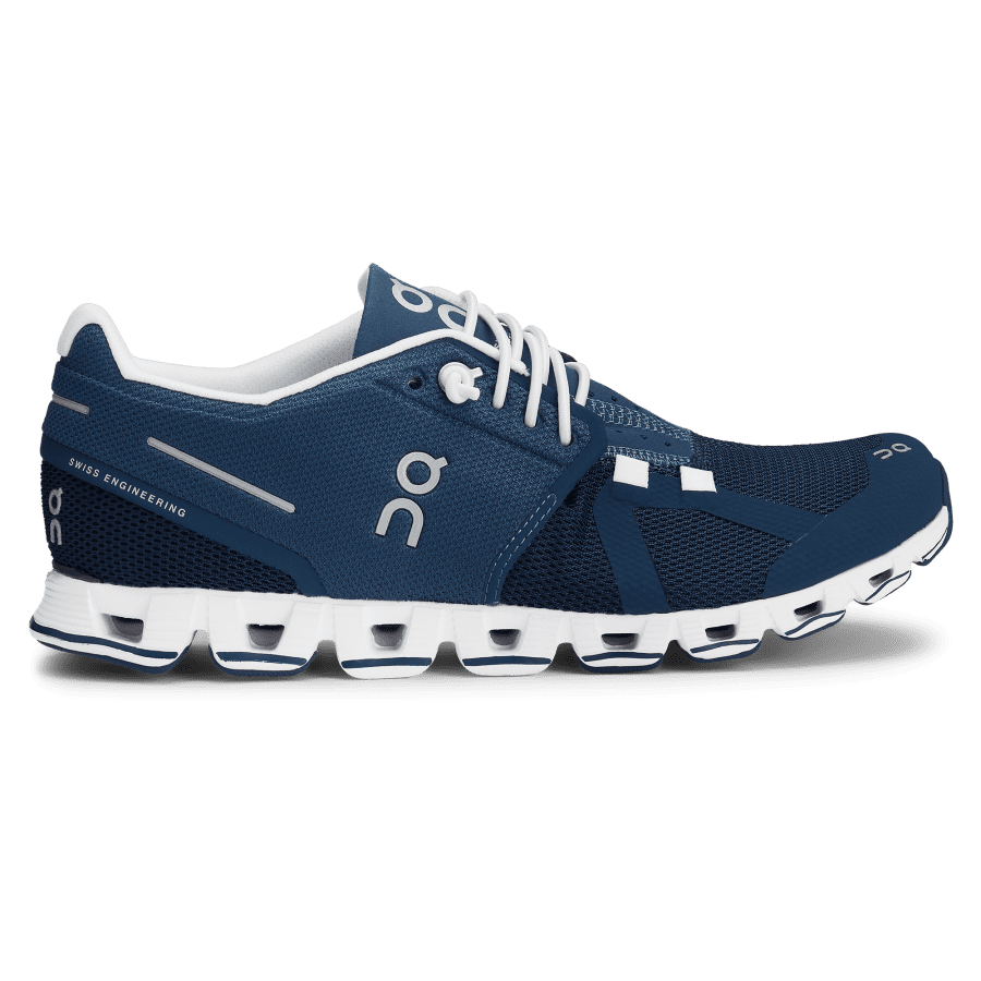 Women's On Cloud 2 Sneakers Dark Blue / White | USA-3527684