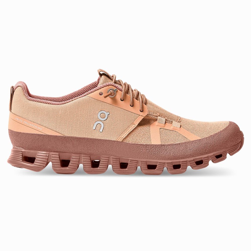 Women's On Cloud Dip Running Shoes Brown Rose | USA-6590274