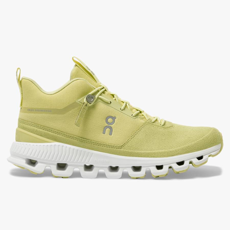 Women's On Cloud Hi Sneakers Lemon | USA-0614382