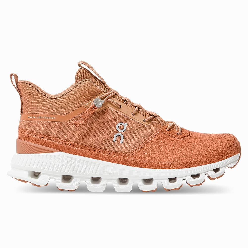 Women's On Cloud Hi Sneakers Orange | USA-2703891