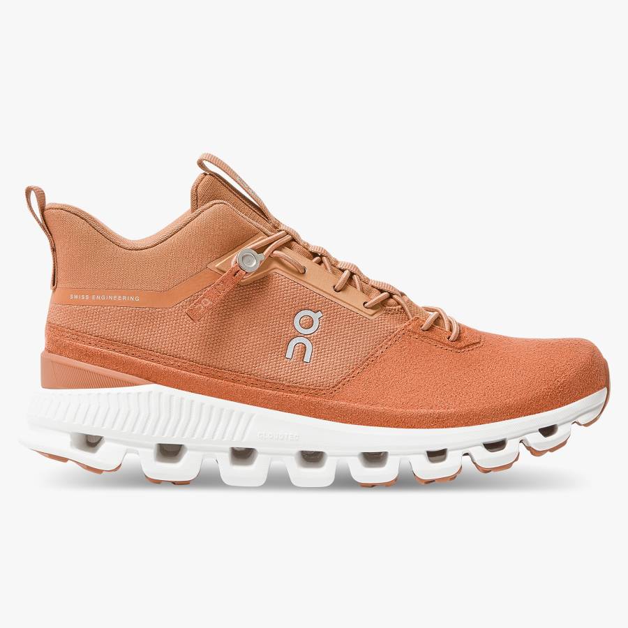 Women's On Cloud Hi Sneakers Orange | USA-8913024