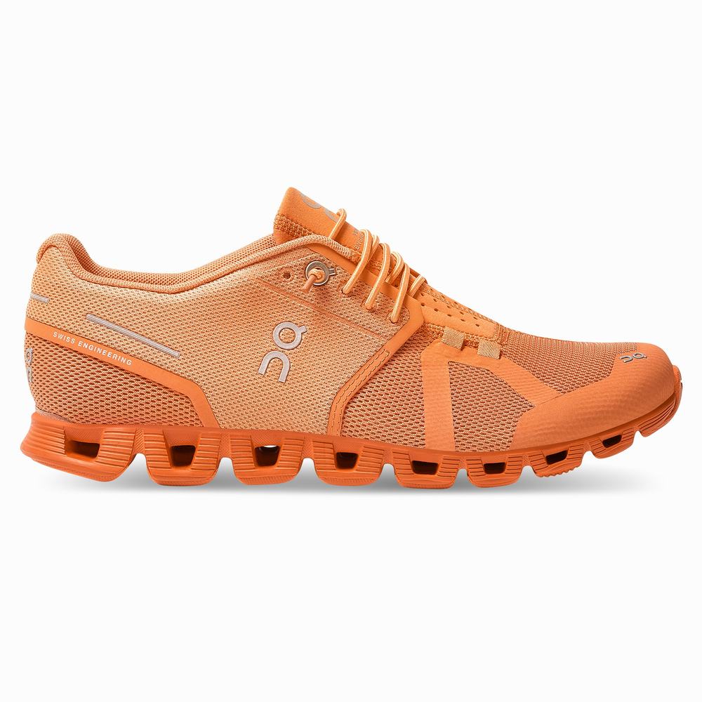 Women's On Cloud Monochrome Running Shoes Orange | USA-8536947