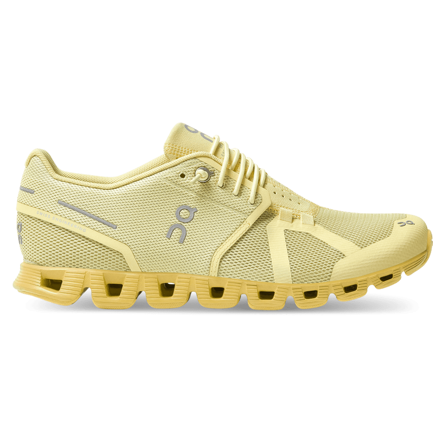 Women's On Cloud Monochrome Sneakers Lemon | USA-3140269