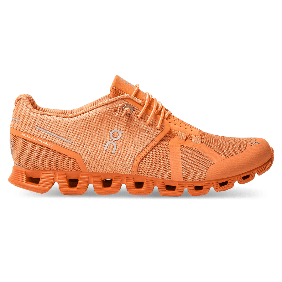 Women's On Cloud Monochrome Sneakers Orange | USA-2935018