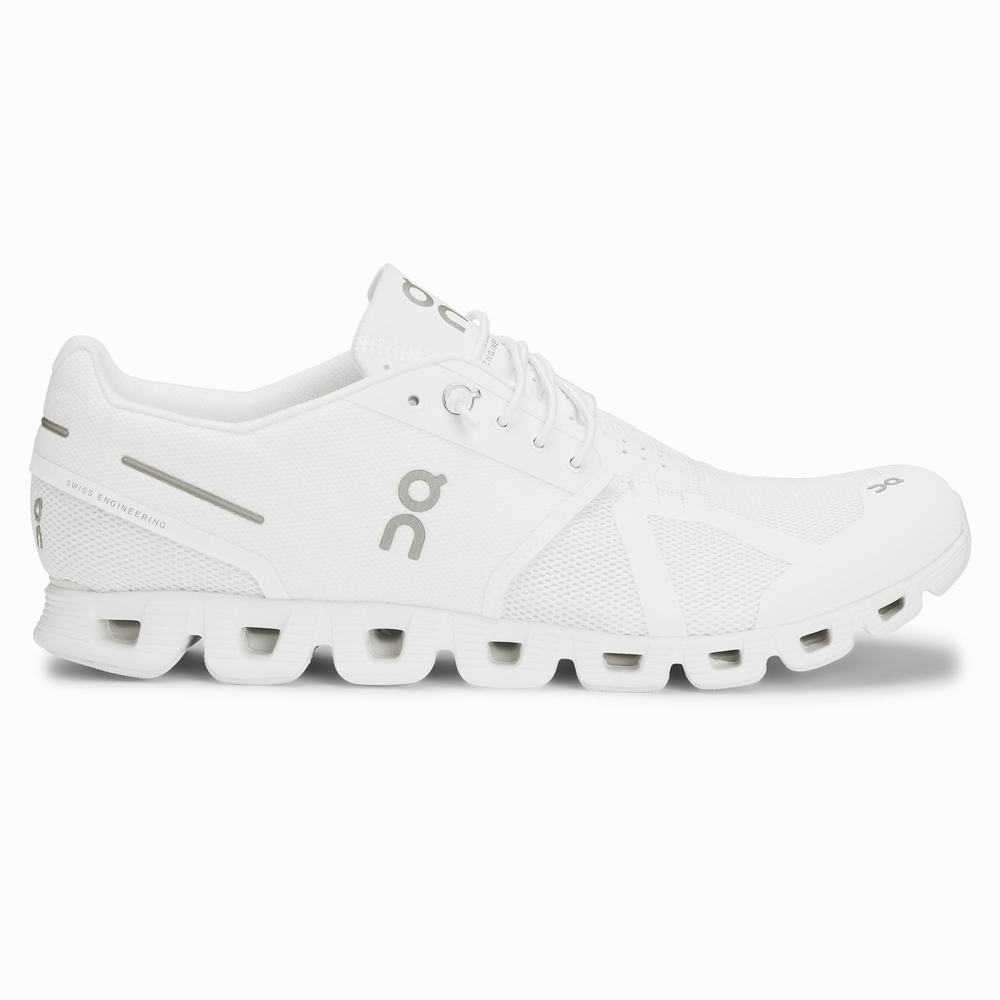 Women's On Cloud Running Shoes White | USA-5410276