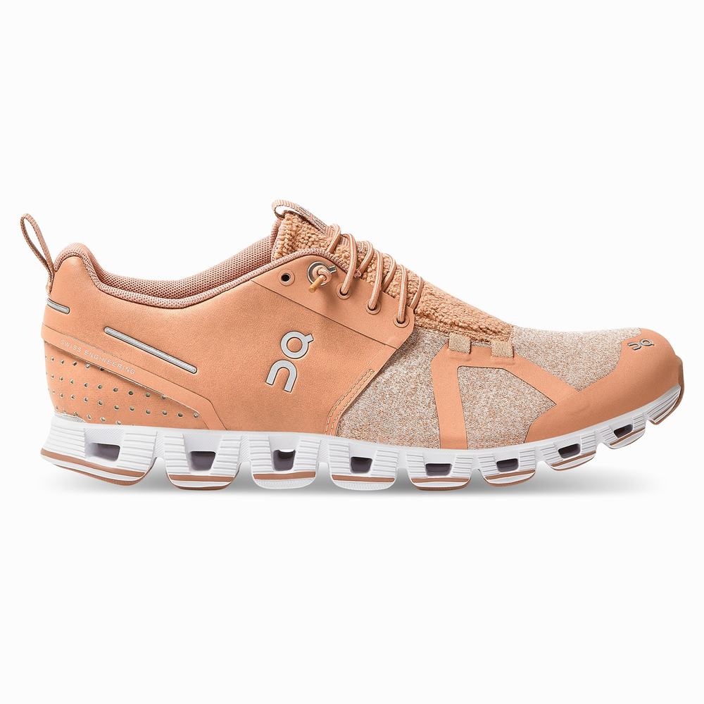 Women's On Cloud Terry Running Shoes Orange | USA-8095372