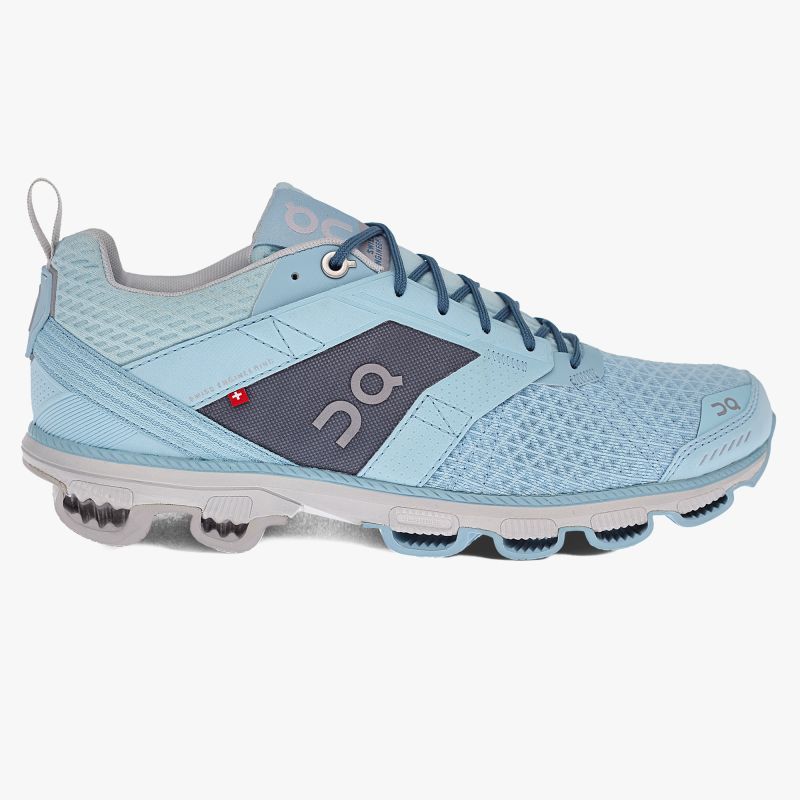 Women's On Cloudcruiser Road Running Shoes Light Turquoise | USA-0735198