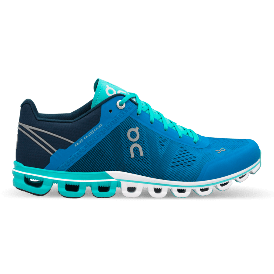 Women's On Cloudflow 1 Road Running Shoes Blue | USA-6194523