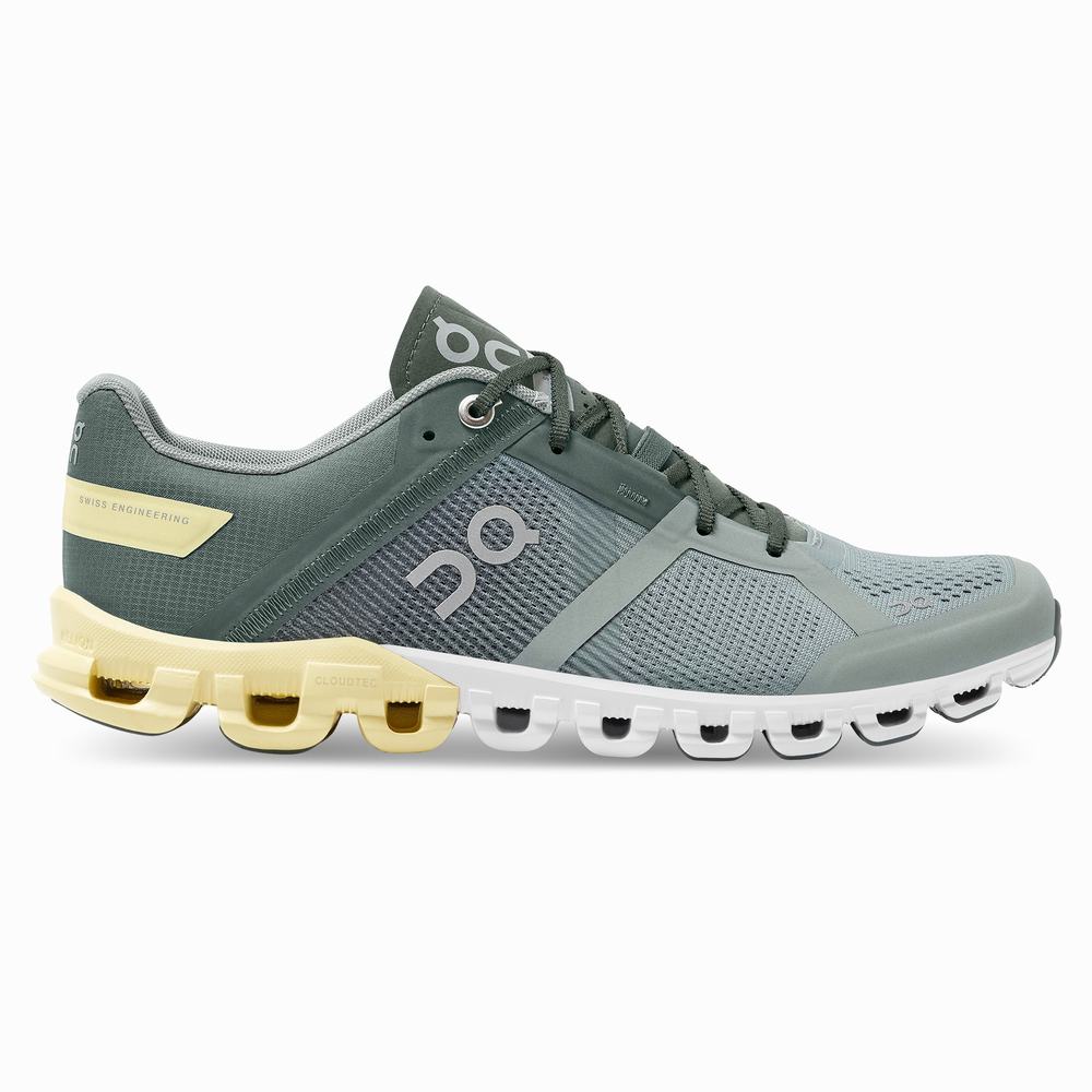 Women's On Cloudflow Racing Shoes Light Green | USA-4205786