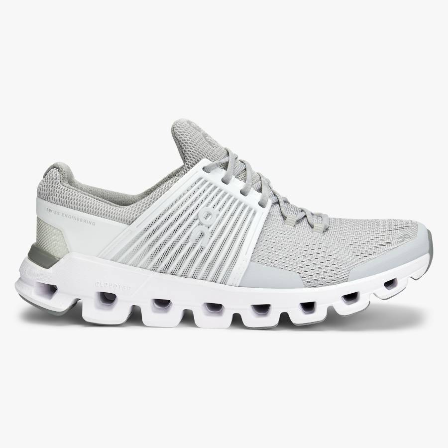 Women's On Cloudswift 1 Road Running Shoes Light Grey / White | USA-7053248