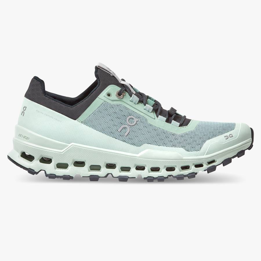 Women's On Cloudultra Hiking Shoes Dark Green | USA-9382641