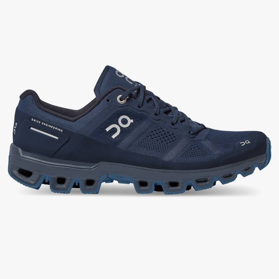 Women's On Cloudventure 2 Hiking Shoes Navy | USA-9647085