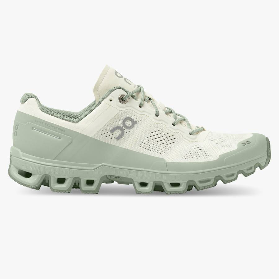 Women's On Cloudventure 2 Trail Running Shoes White | USA-9812657